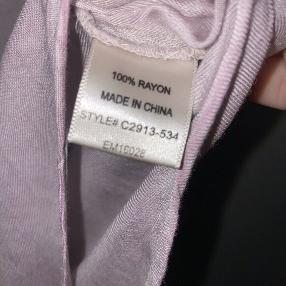 Anthropologie Cloth & Stone Lavendar Washed 1/2 button down top Small - Picture 8 of 8